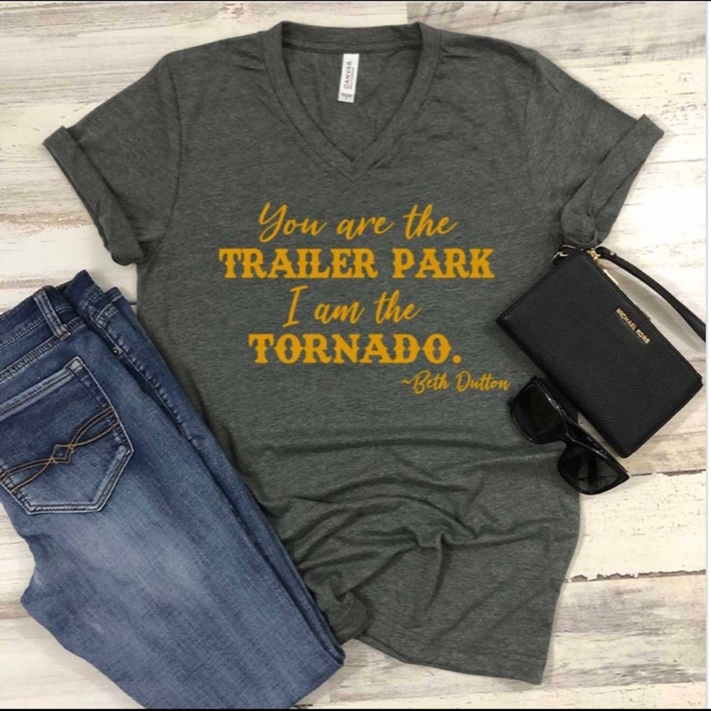 Bella Canvas Yellowstone T. Tornado Beth Dutton